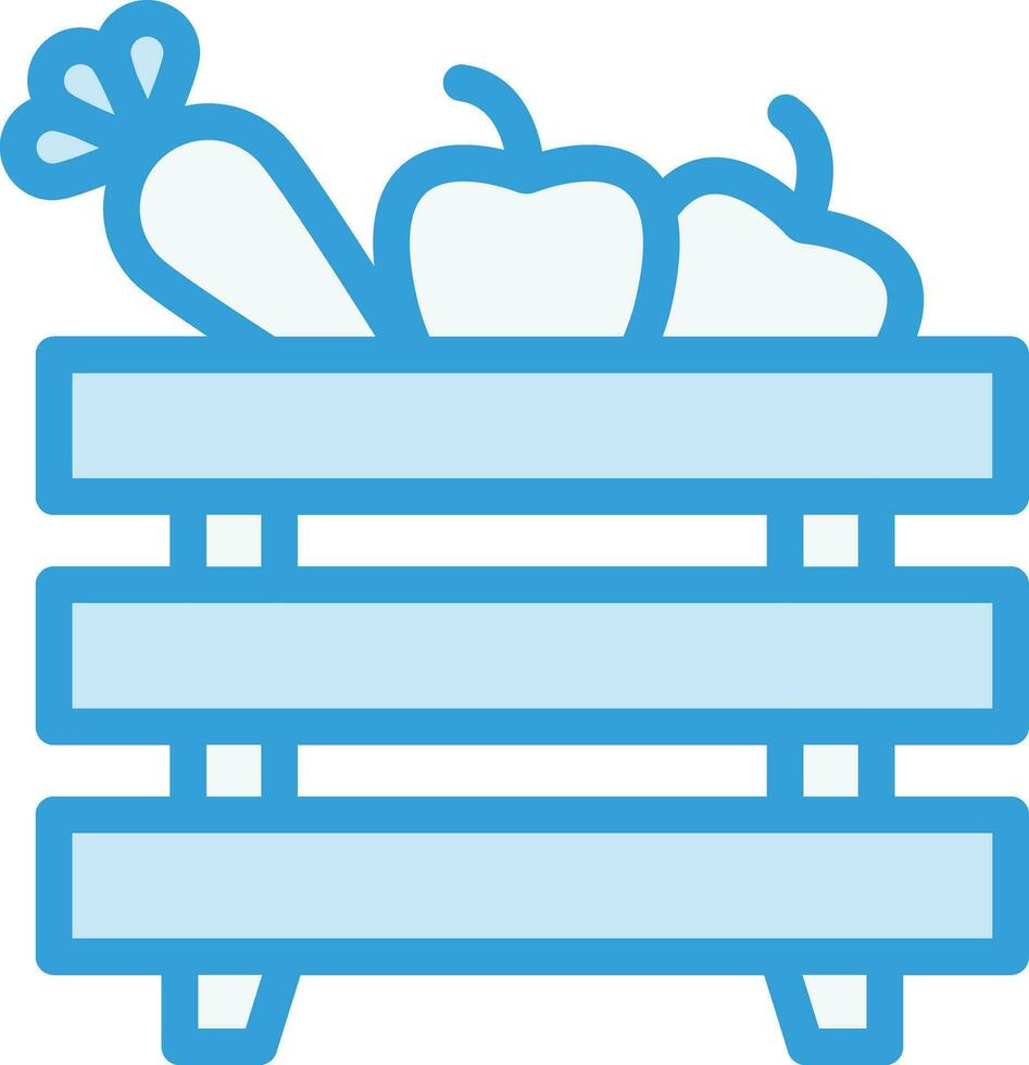 Fruit basket Vector Icon Design Illustration