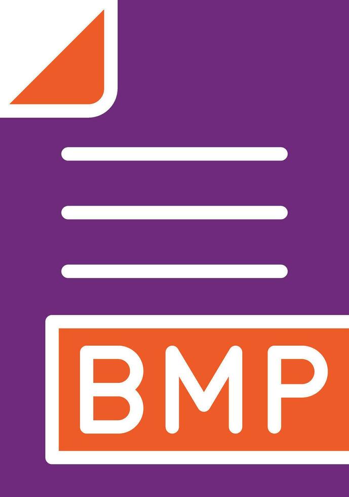 BMP Vector Icon Design Illustration