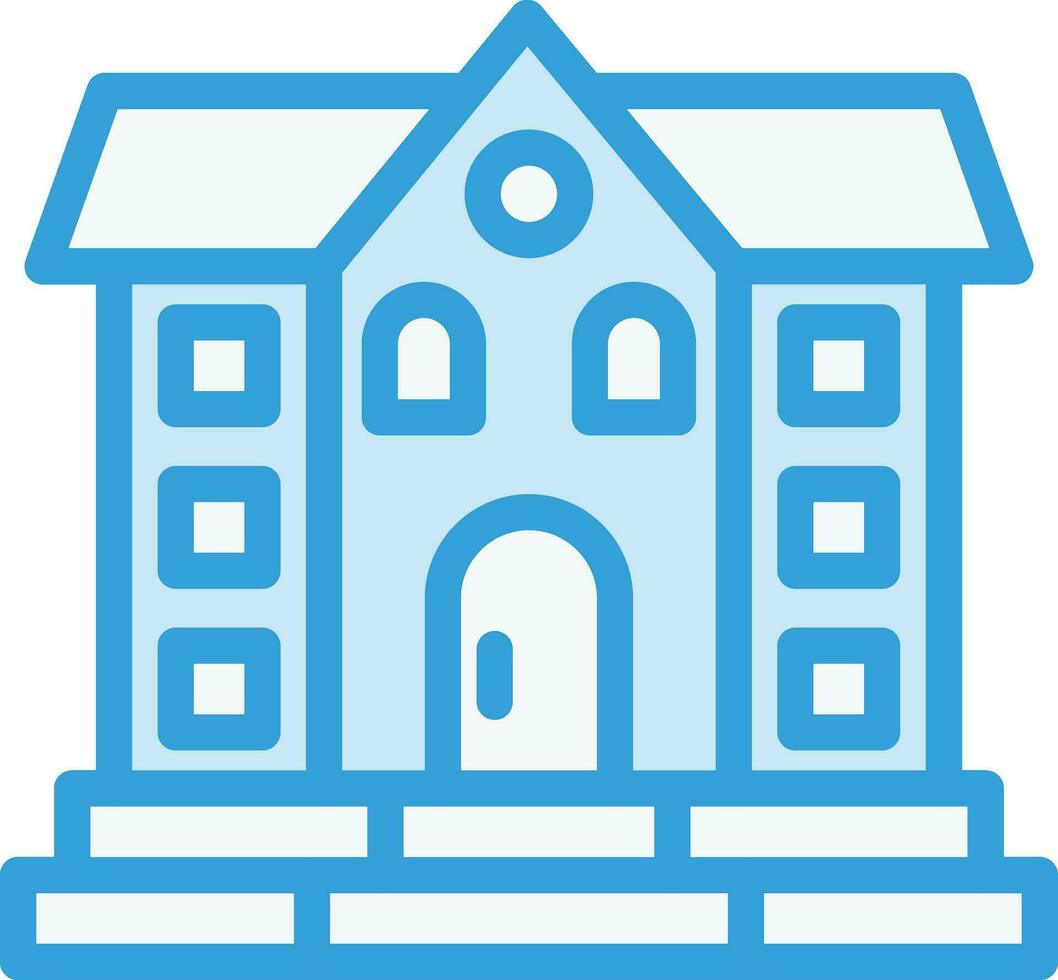 Mansion Vector Icon Design Illustration