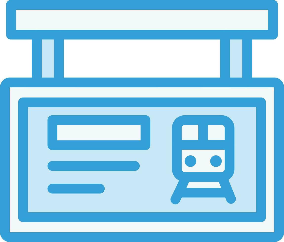 Train schedule Vector Icon Design Illustration