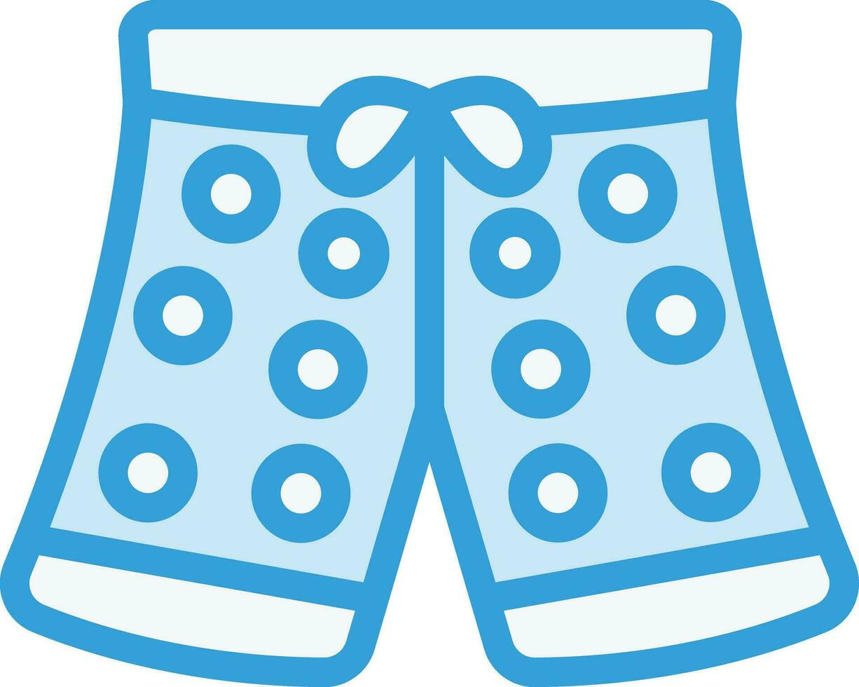 Swim shorts Vector Icon Design Illustration