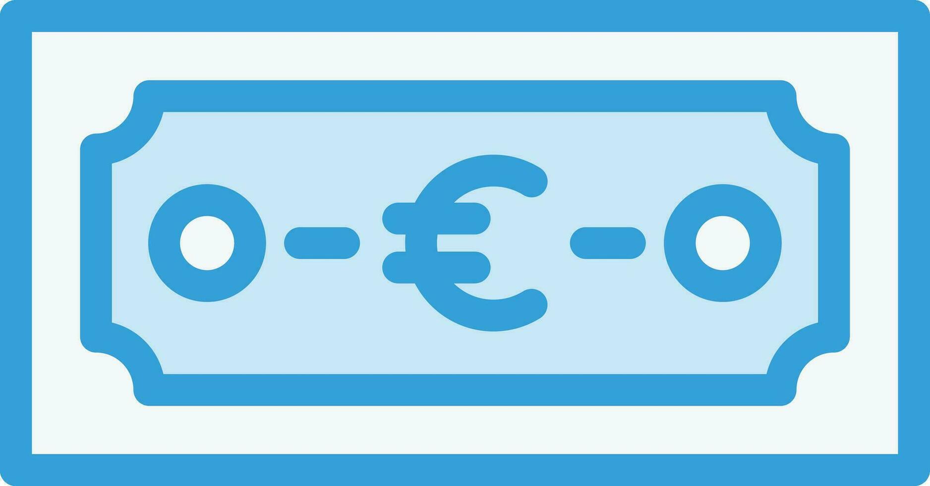 Euro Vector Icon Design Illustration