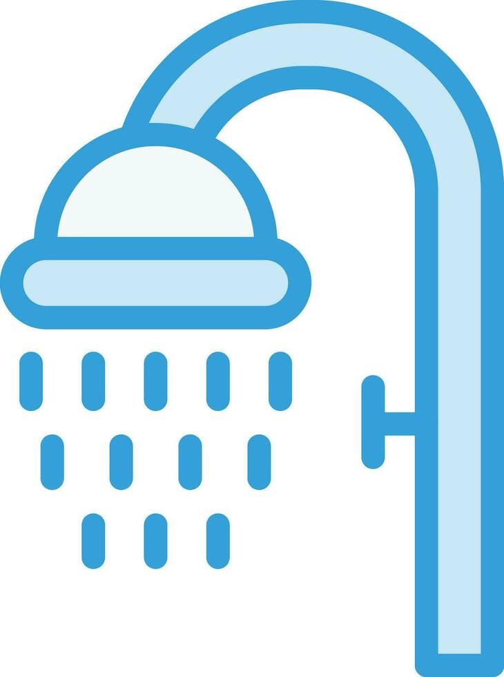 Shower Vector Icon Design Illustration