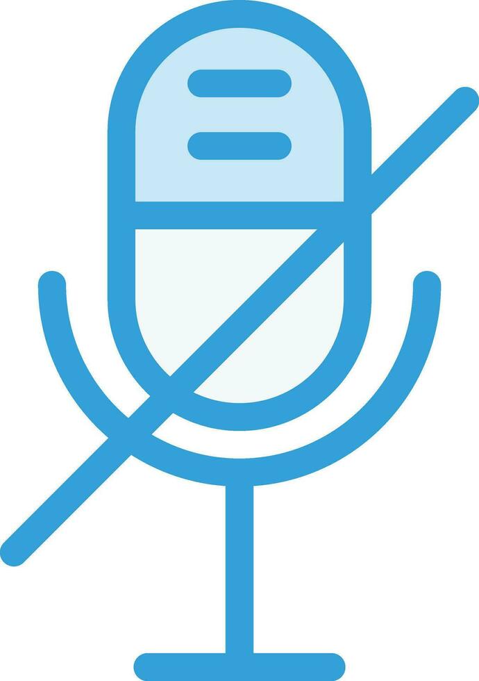 Mute Vector Icon Design Illustration