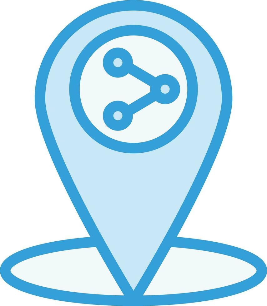 Share location Vector Icon Design Illustration