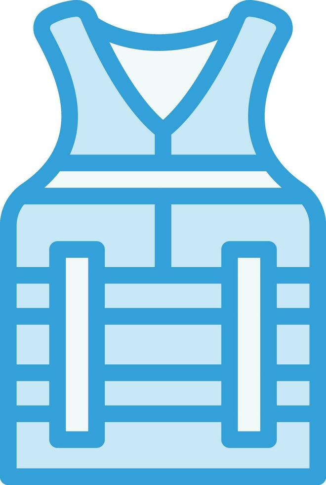 ilustración de diseño de icono de vector de chaleco salvavidas