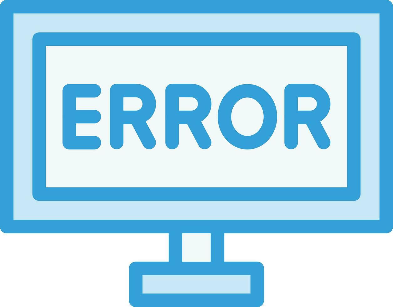 Error Vector Icon Design Illustration