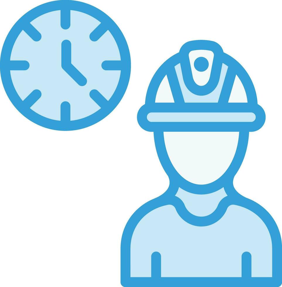 Working hours Vector Icon Design Illustration