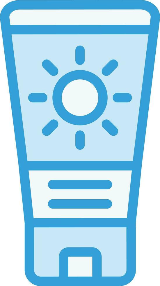 Sunscreen Vector Icon Design Illustration