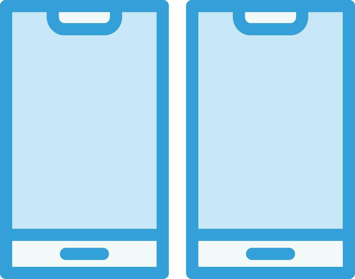 Mobile phones Vector Icon Design Illustration