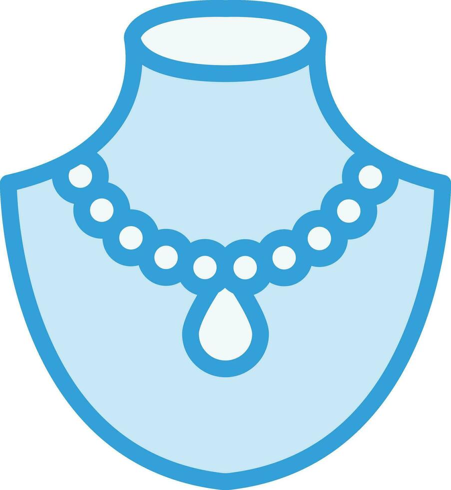 ilustración de diseño de icono de vector de collar