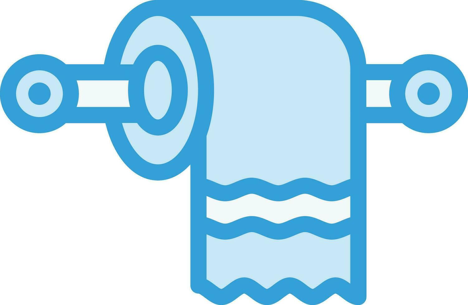 Toilet paper Vector Icon Design Illustration