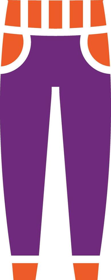 Trouser Vector Icon Design Illustration