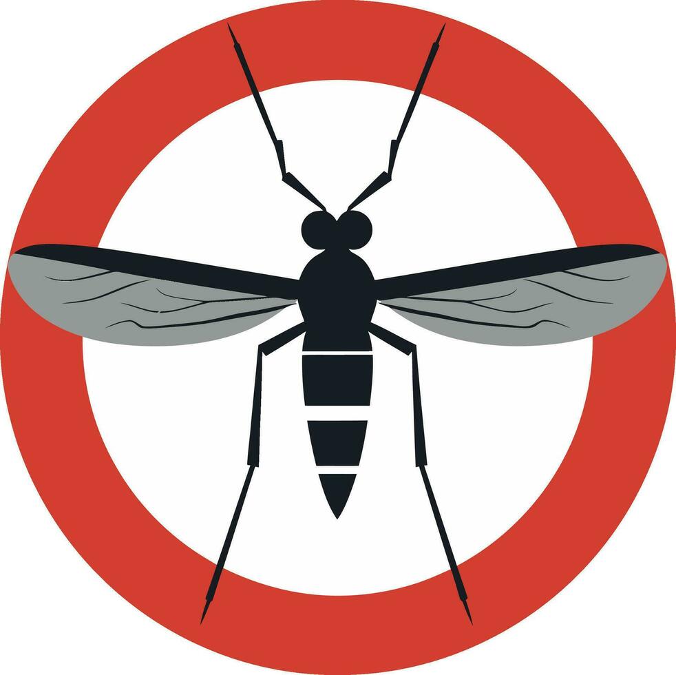 Black Mosquito Vector Art Mosquito Insect Iconography