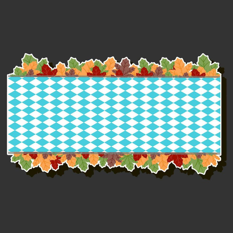 Beautiful illustration on theme of celebrating annual Oktoberfest holiday vector