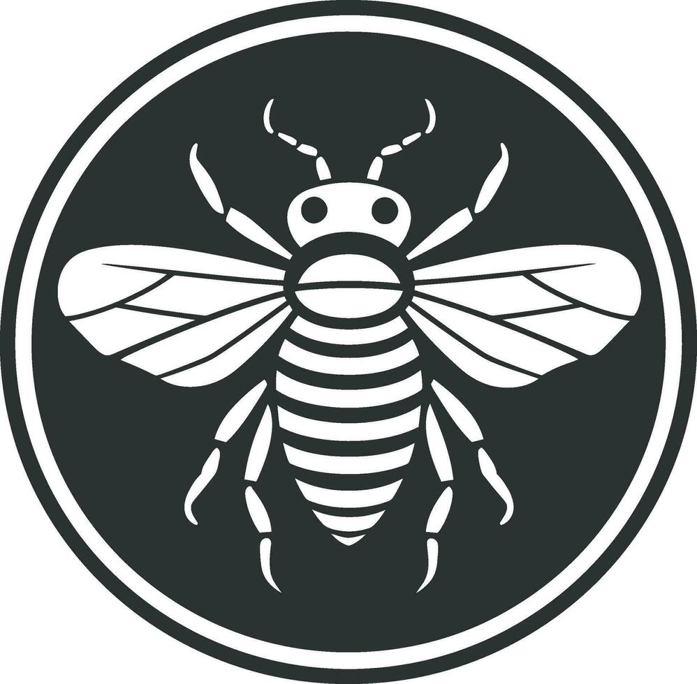 The Melodic Cicada A Symbol of Beauty in Black Vector Elegant Serenity Cicada Symbol in Monochromes Chorus