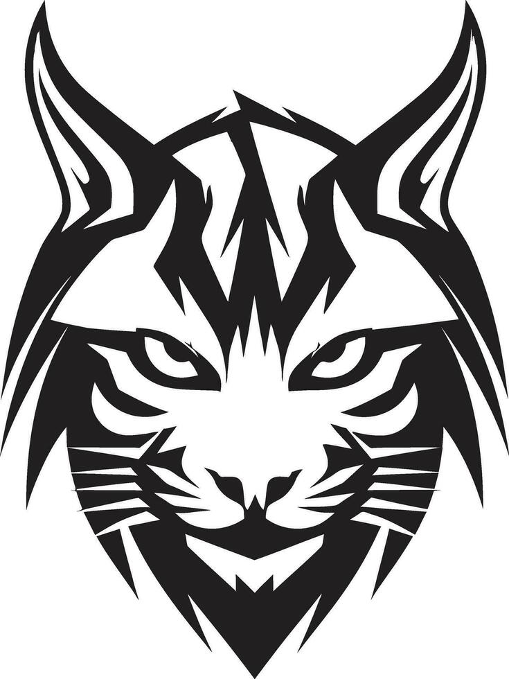 Vector Bobcat A Wild Predator Animal in a Vector Art Format Bobcat Vector Design A Fierce and Beautiful Wild Cat