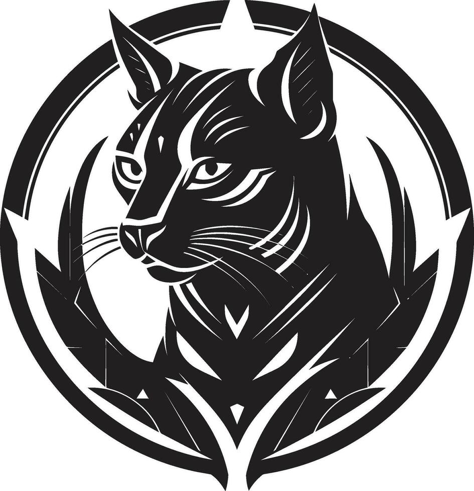 Bobcat Wild Predator Animal Vector Design A Fierce and Beautiful Wild Cat Bobcat Vector Design A Wild Predator Animal in a Vector Illustration Format