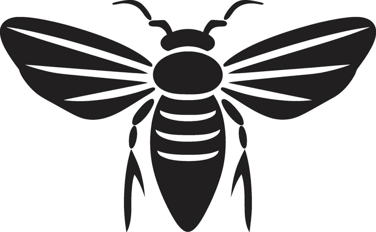 Noir Insect Icon The Harmony of Cicadas Song Intricate Chorus Black