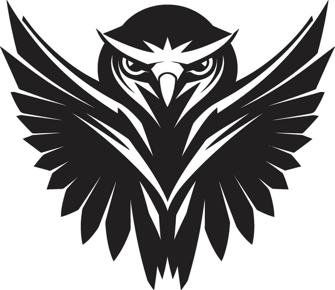 Black Falcon A Vector Logo Design for a Brand Thats Always Aiming Higher Black Falcon A Vector Logo Design for a Business Thats Ready to Take Flight