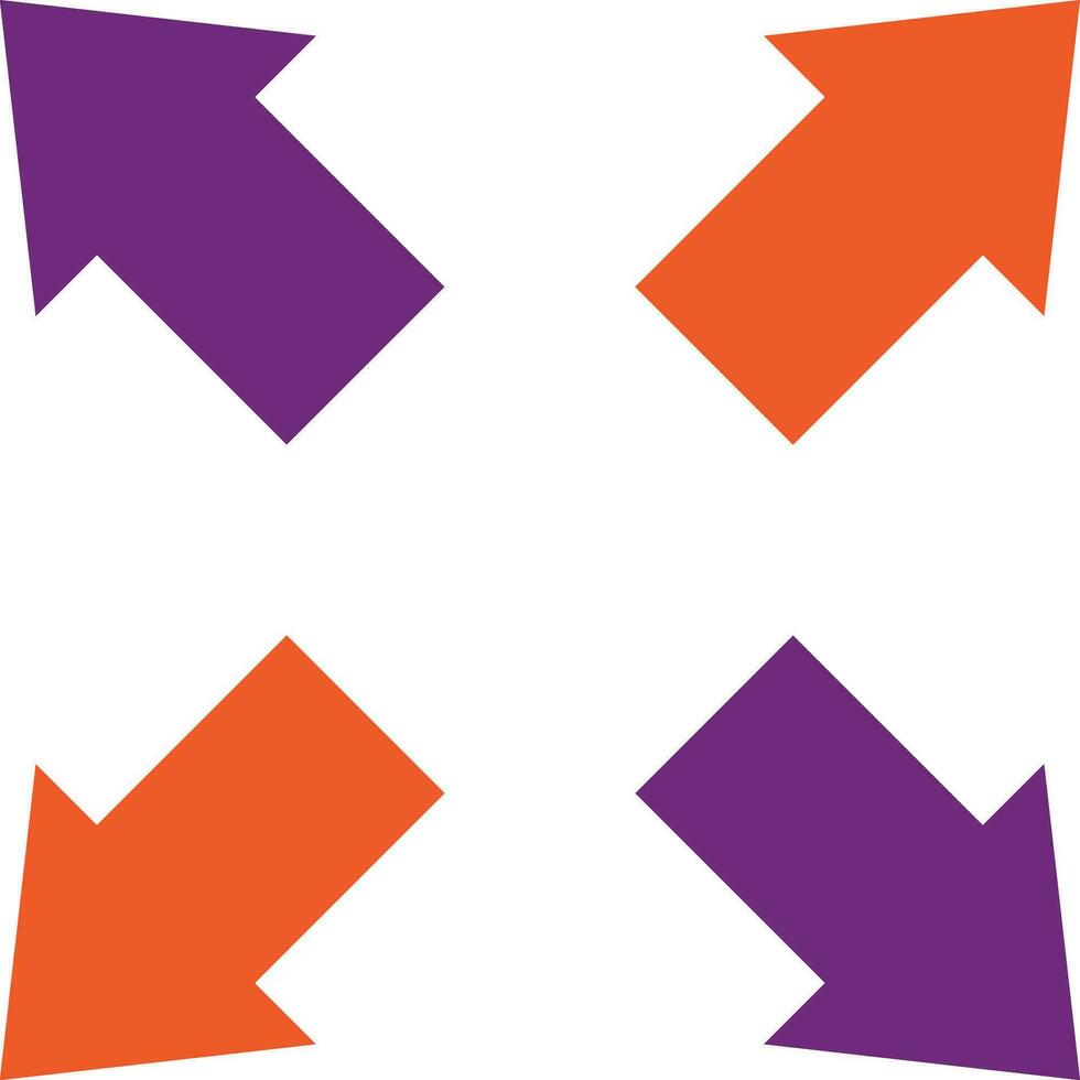 Expand Vector Icon Design Illustration