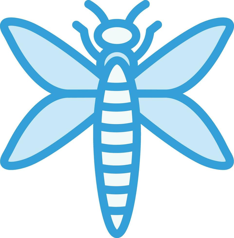 Dragonfly Vector Icon Design Illustration