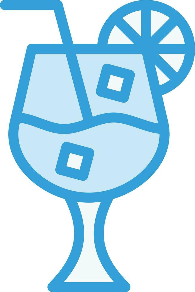 Cocktail Vector Icon Design Illustration