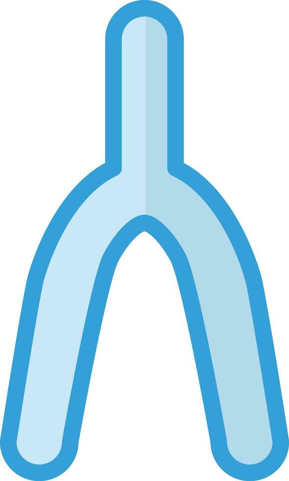 Wishbone Vector Icon Design Illustration