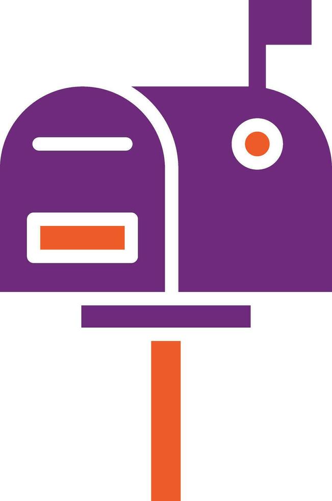 Mailbox Vector Icon Design Illustration