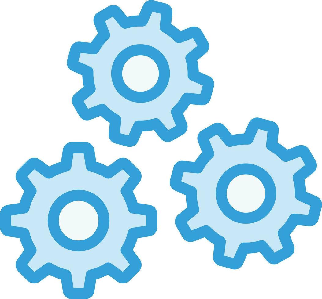 Gears Vector Icon Design Illustration