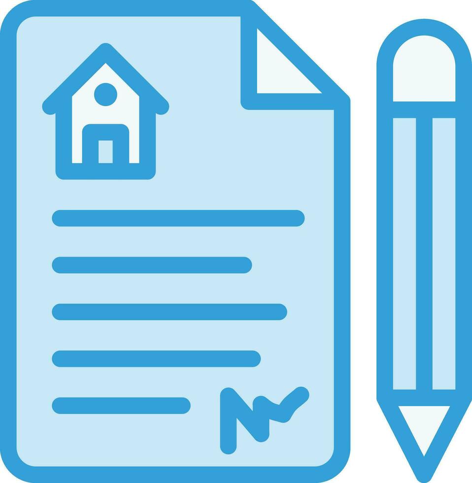 Contract Vector Icon Design Illustration