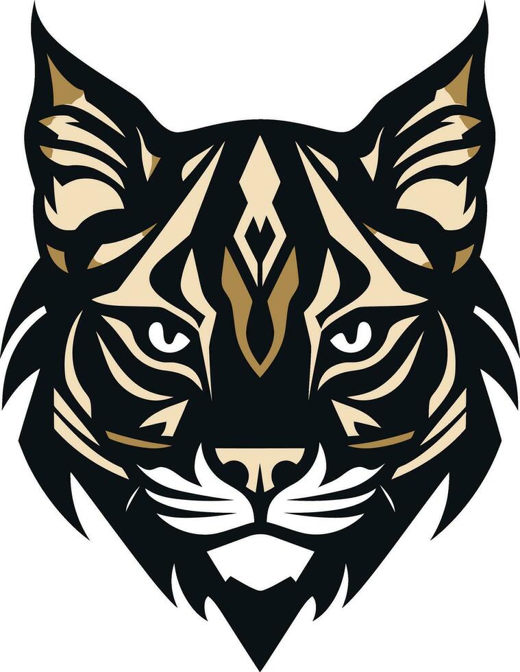 Bobcat Wild Predator Animal Vector Design A Fierce and Beautiful Wild Cat Bobcat Vector Design A Wild Predator Animal in a Vector Illustration Format