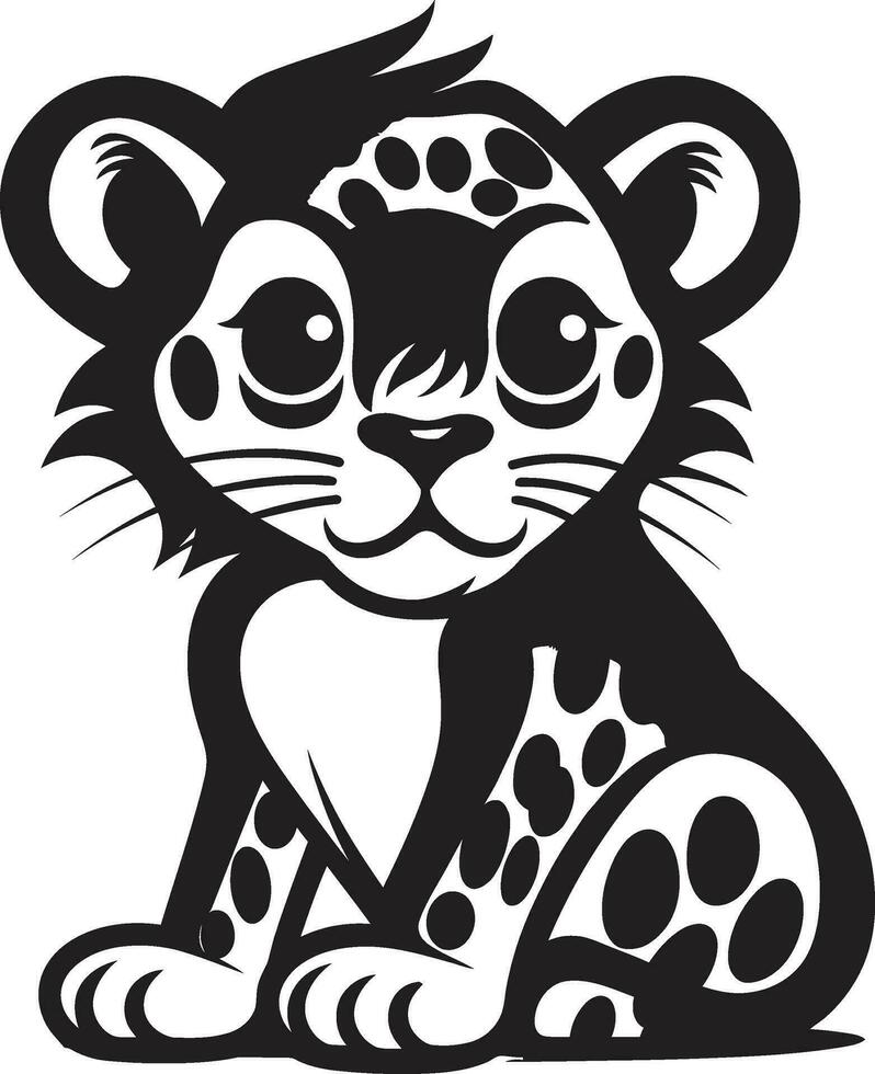 cauteloso símbolo felino encanto monocromo merodeando velocista vector