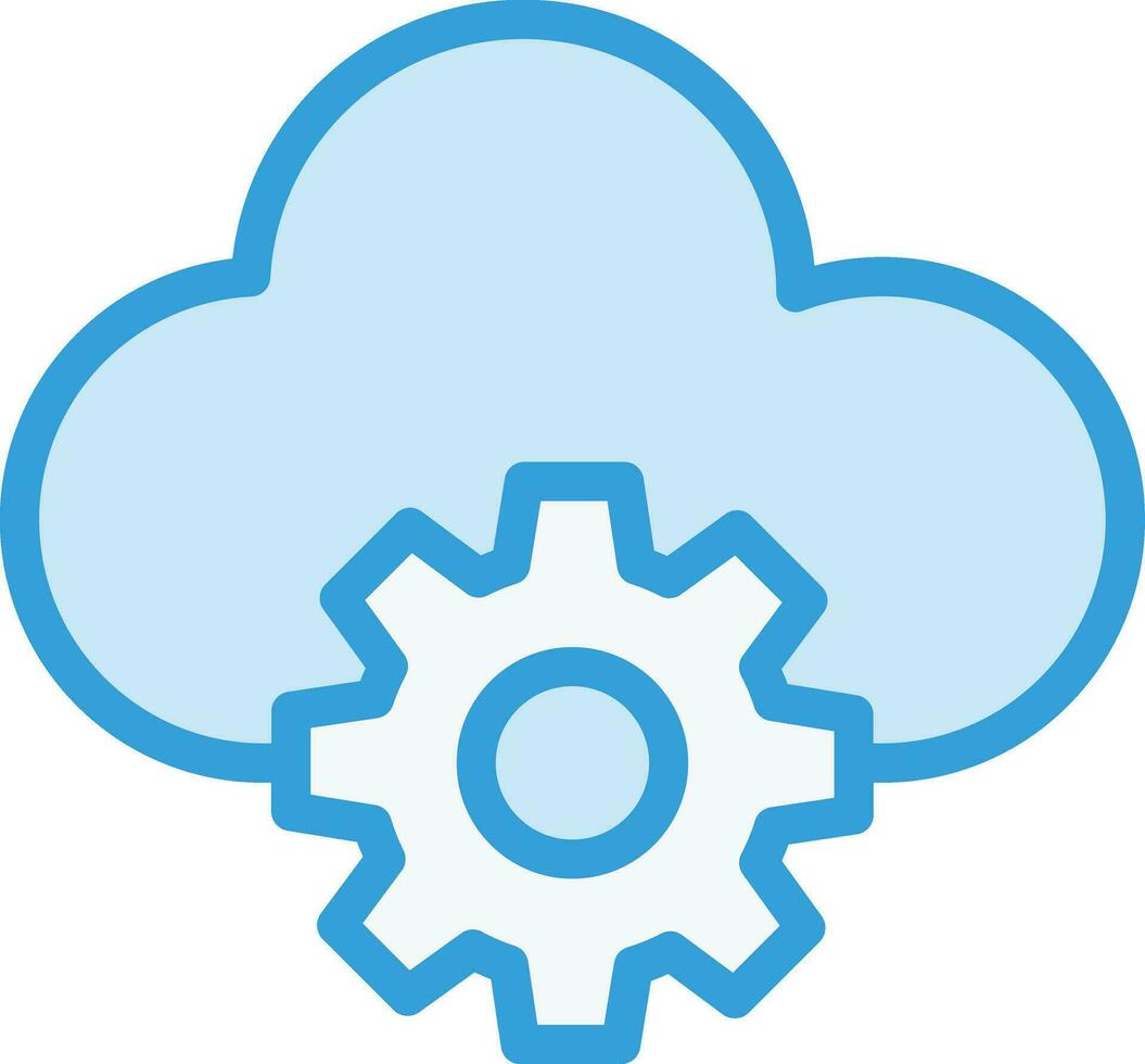 Cloud Computing Vector Icon Design Illustration