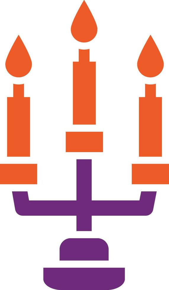Candle Vector Icon Design Illustration