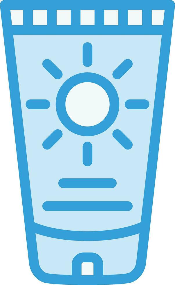 Sun cream Vector Icon Design Illustration