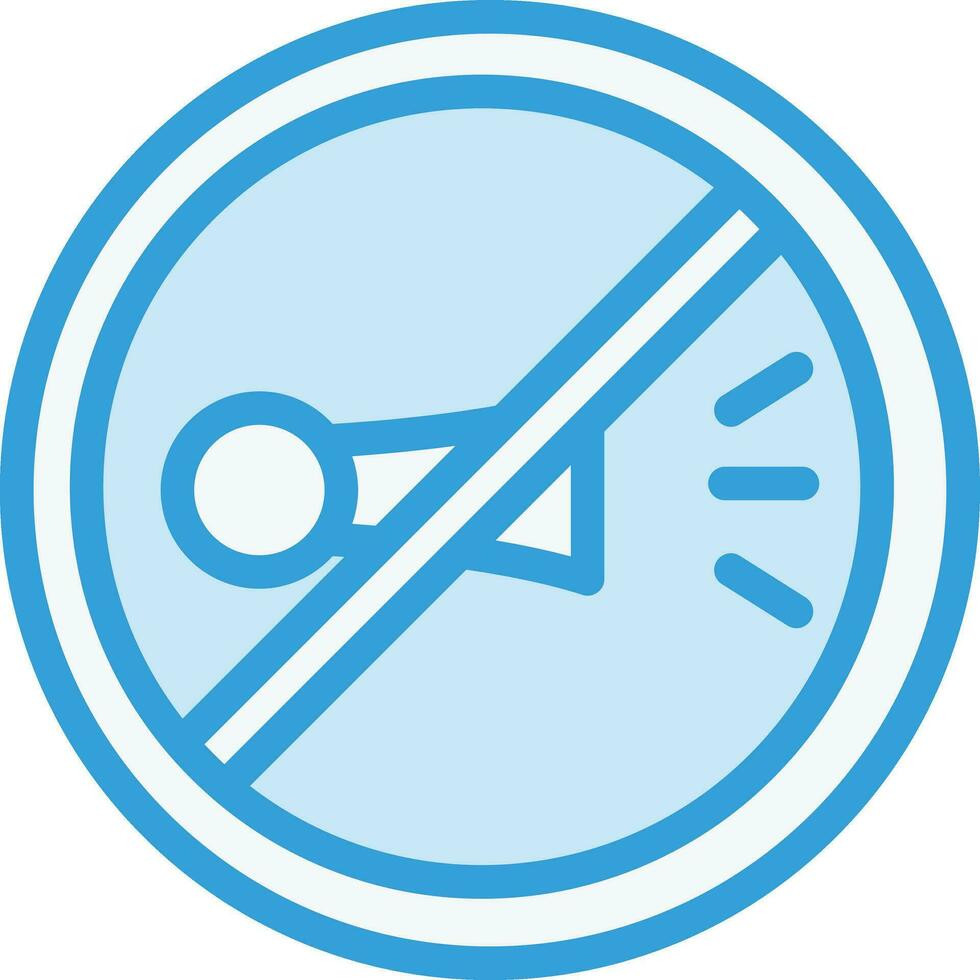 No horn Vector Icon Design Illustration