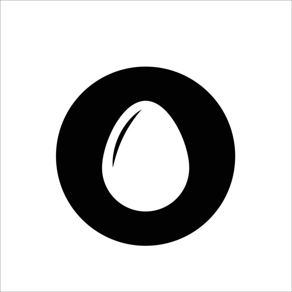 Egg icon vector