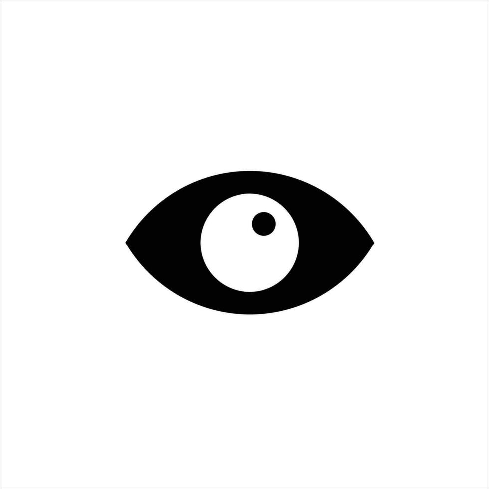 Eye icon vector