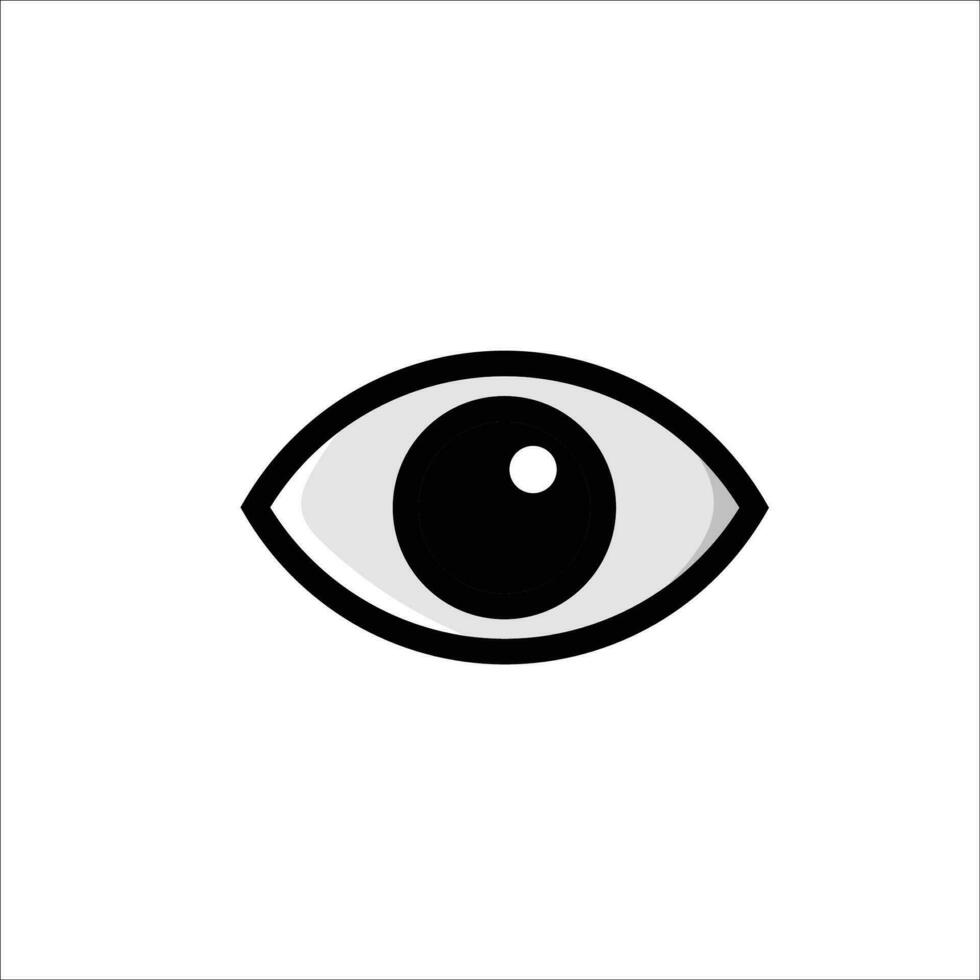 ojo icono vector