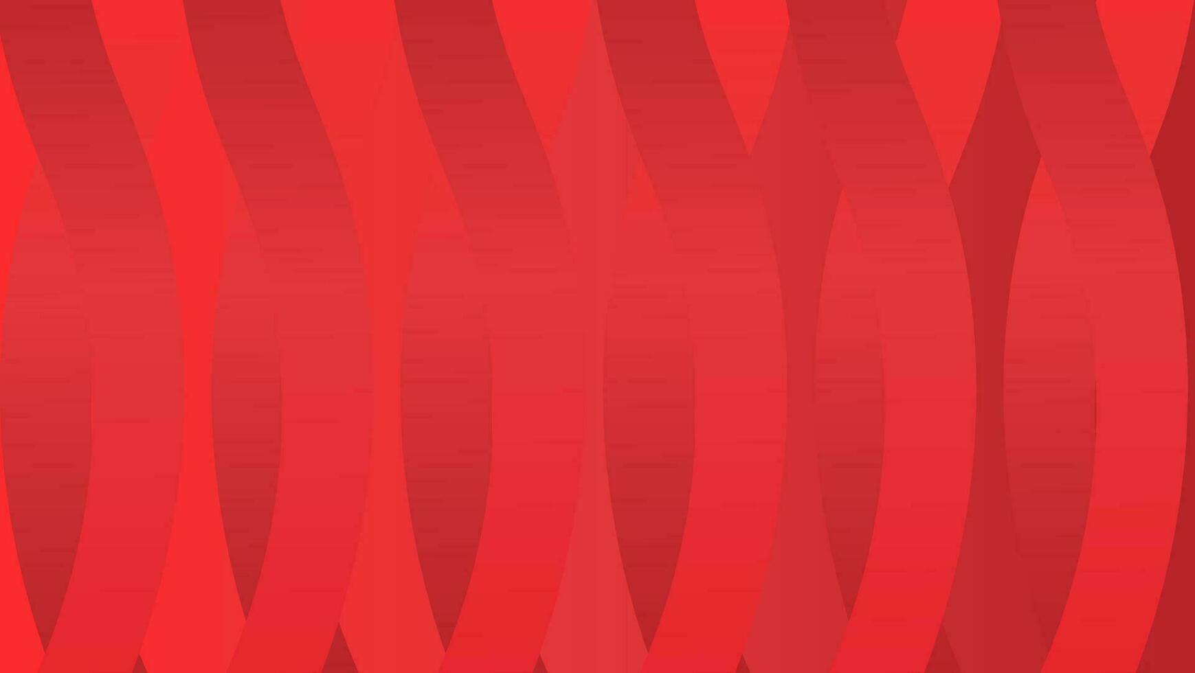 red curve lines background vector
