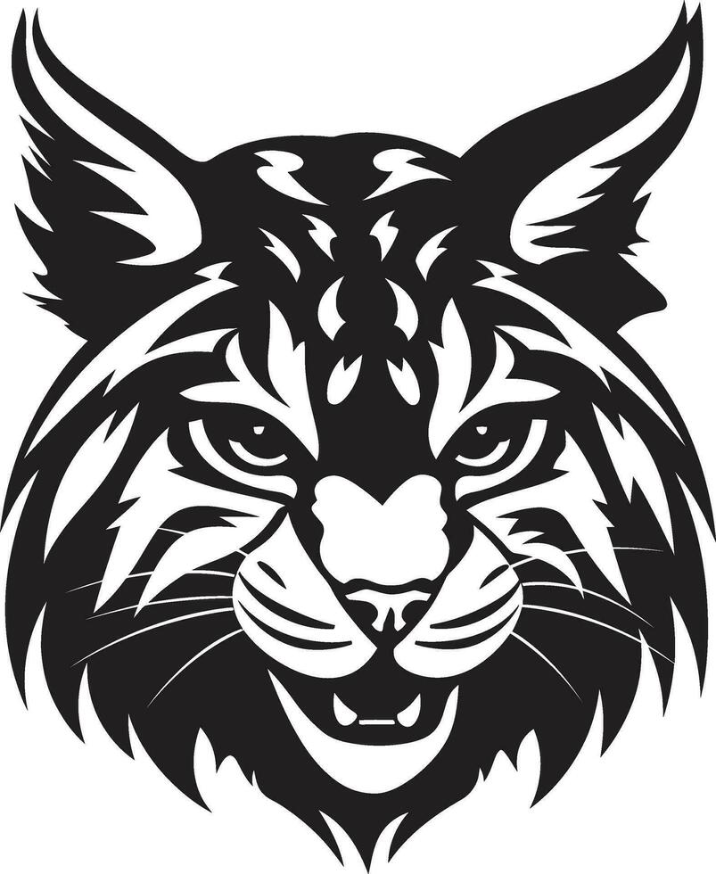 Bobcat Vector A Feral Cat with a Wild Heart Bobcat Vector Design A Wild Predator Animal