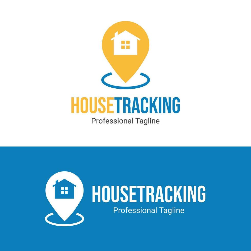 Home Location traction logo design vector template