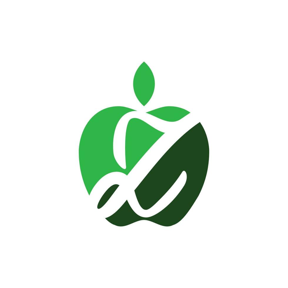 resumen letra z manzana logo plantilla, vector logo para negocio y empresa identidad