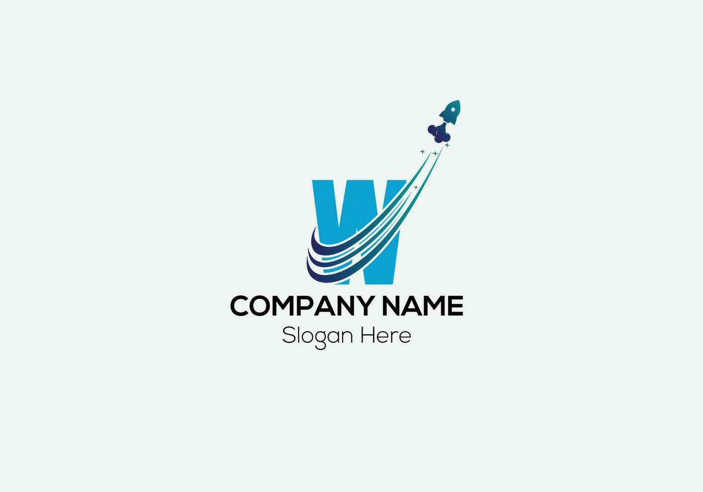 Travel Logo On Letter W Template. Travel Logo On W Letter, Initial Travel Sign Concept Template vector