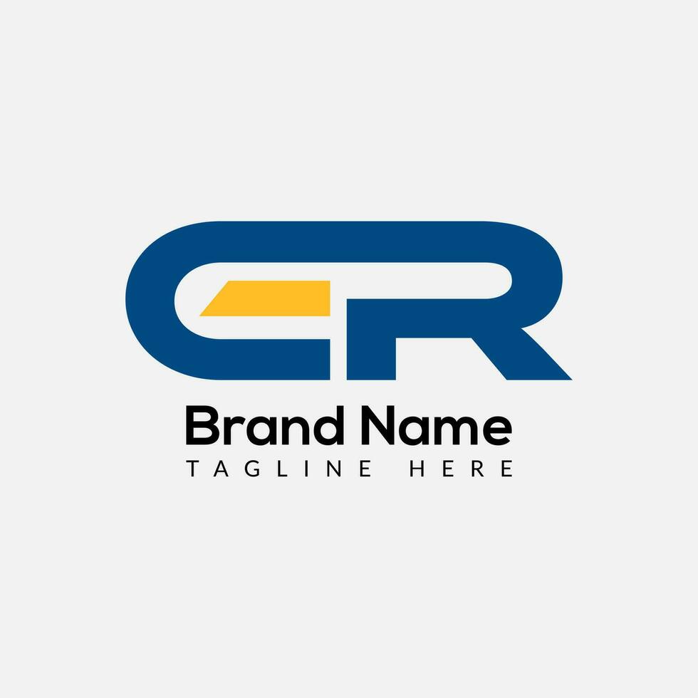 Abstract GR letter modern initial lettermarks logo design vector