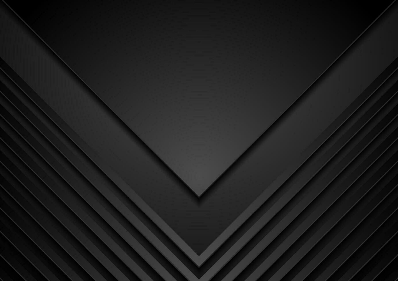 Black arrows abstract technology geometric background vector