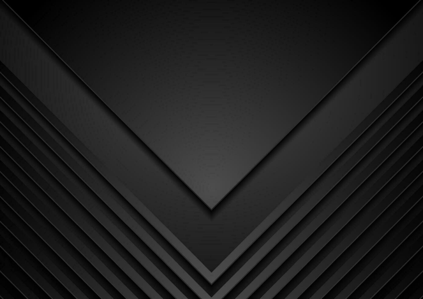 Black arrows abstract technology geometric background vector