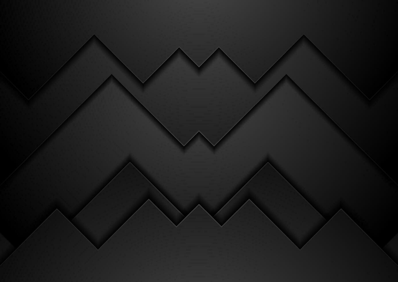 Black abstract technology geometric background vector