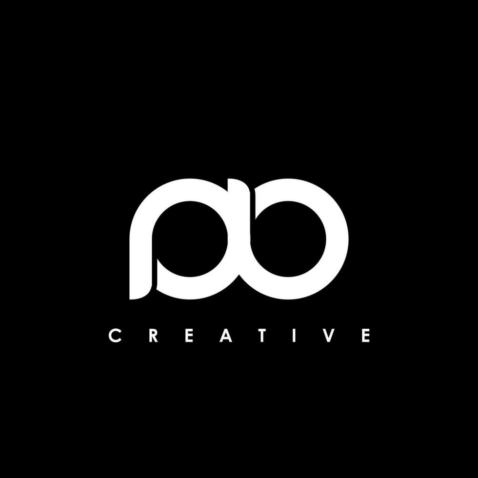 PB Letter Initial Logo Design Template Vector Illustration